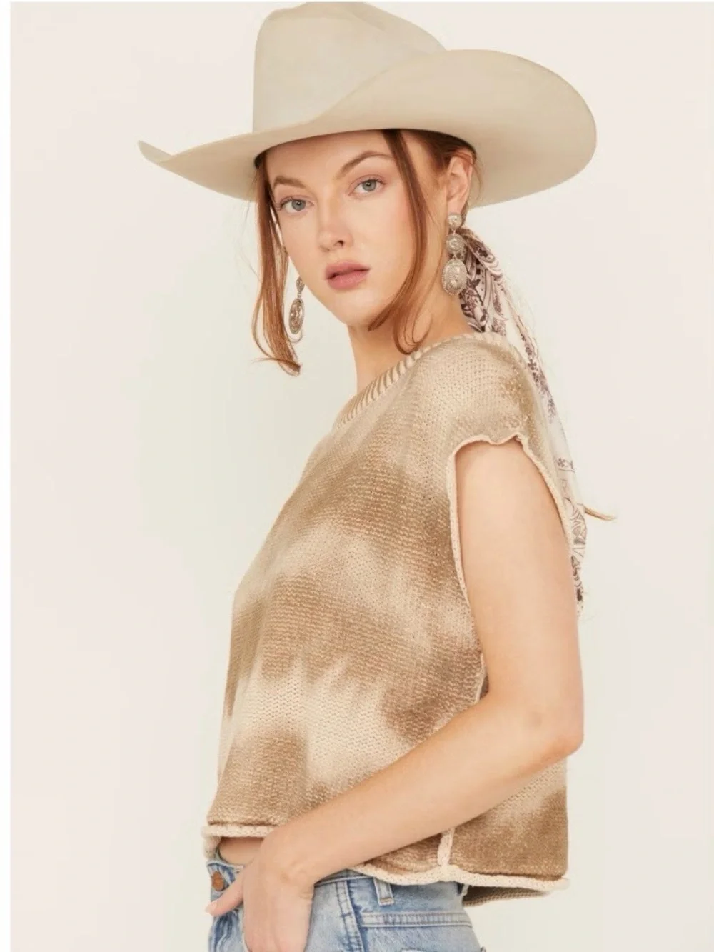 Free People Stolen Hearts Washed Sweater Vest